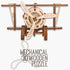3D Wooden Puzzle, Double Wing Aircraft